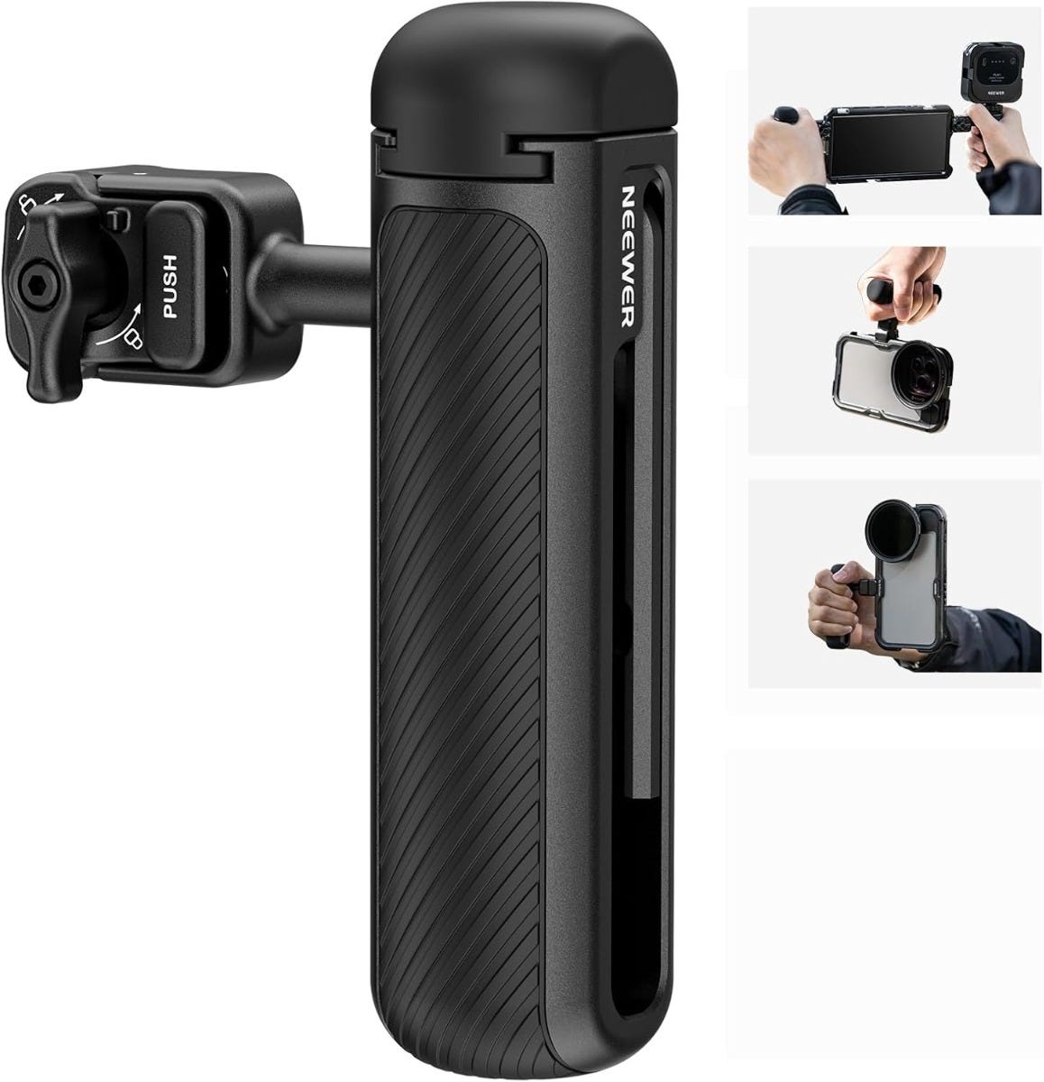 NEEWER PA-045B Quick Release Side Handle for Phone Cage