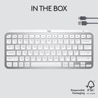 Logitech MX Keys Mini Wireless Keyboard (Pale Grey)