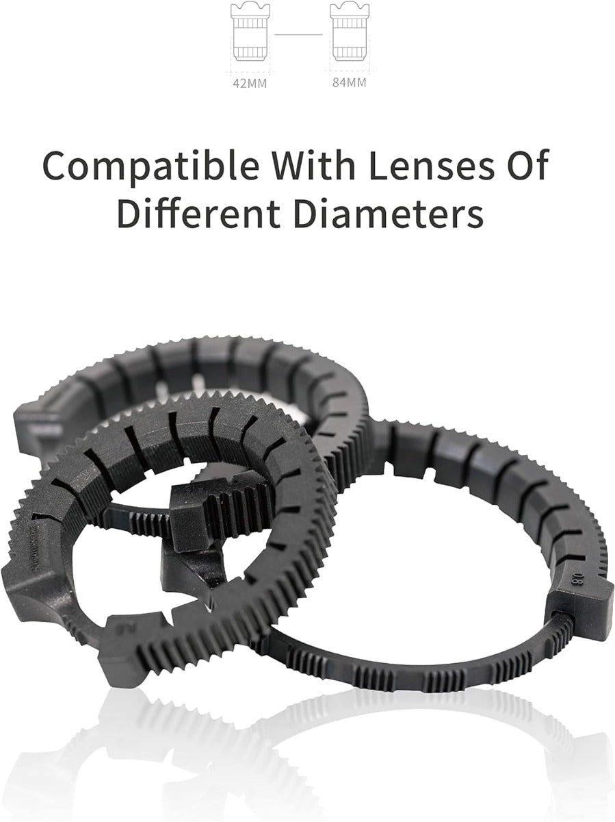 PDMOVIE Lens Gear Ring Support DIA 42-82mm 