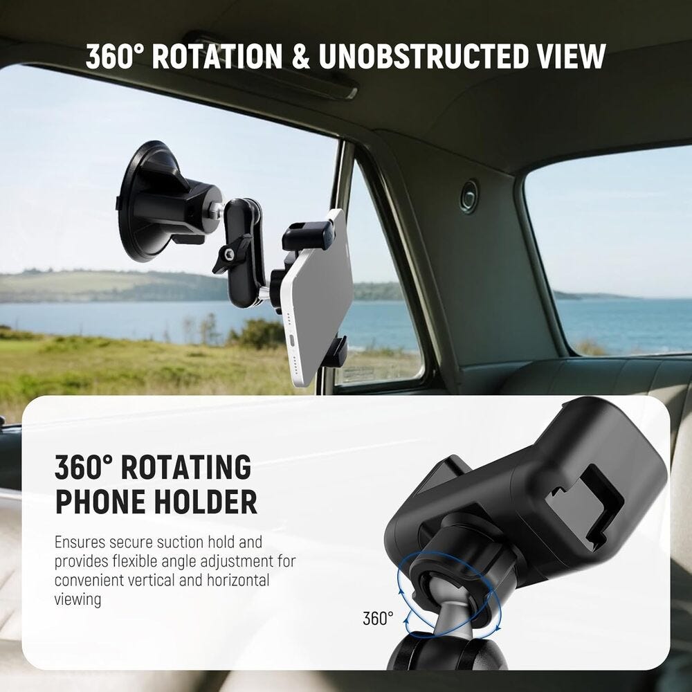 NEEWER PA-136 Phone Holder for Car