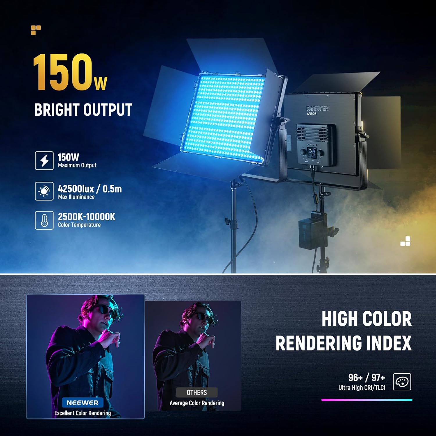 NEEWER AP150C 150w RGB Video Light