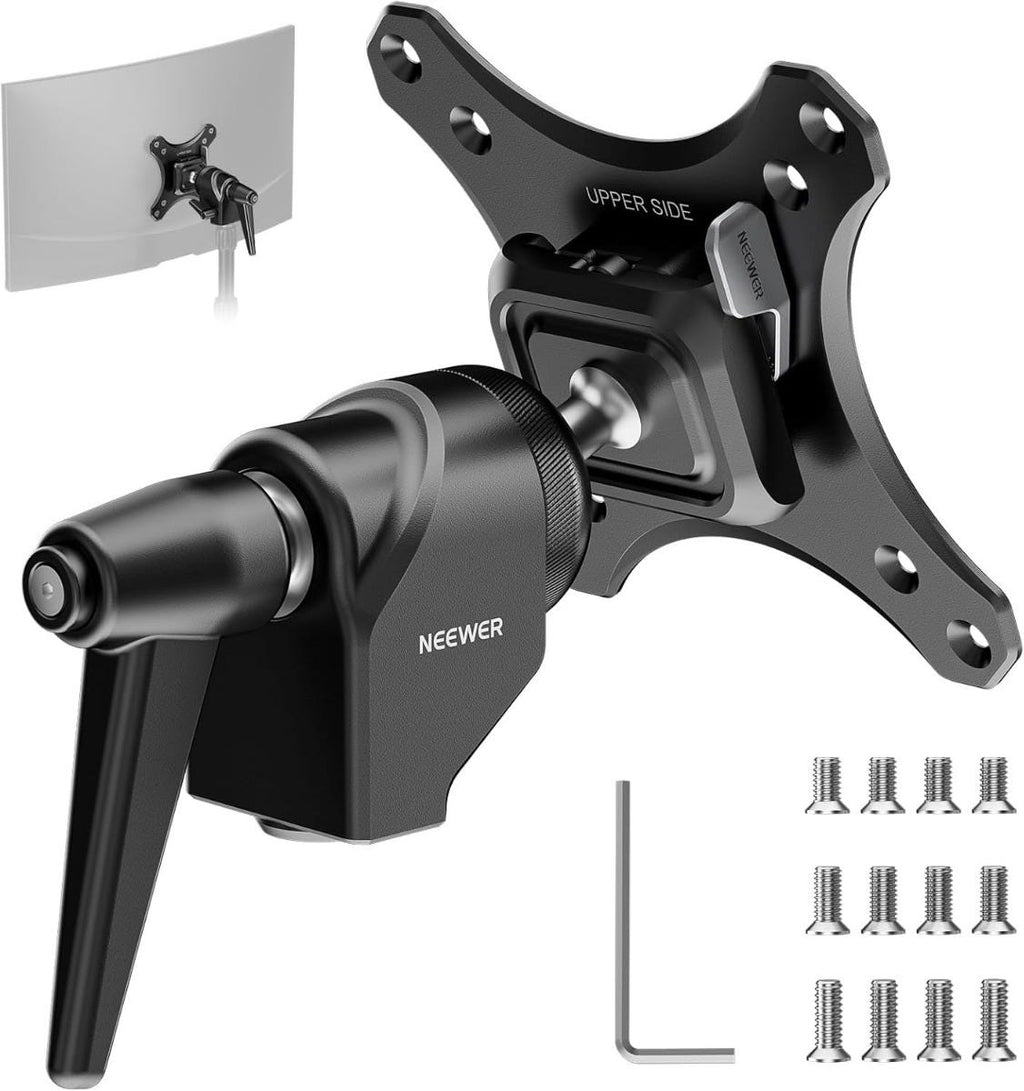 NEEWER Heavy Duty Monitor Mount Adapter for C-Stand and Lighting Stand