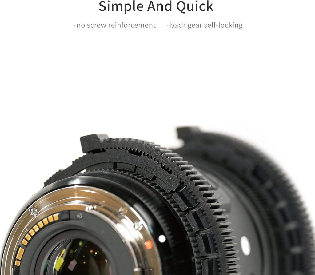 PDMOVIE Lens Gear Ring Support DIA 42-82mm 
