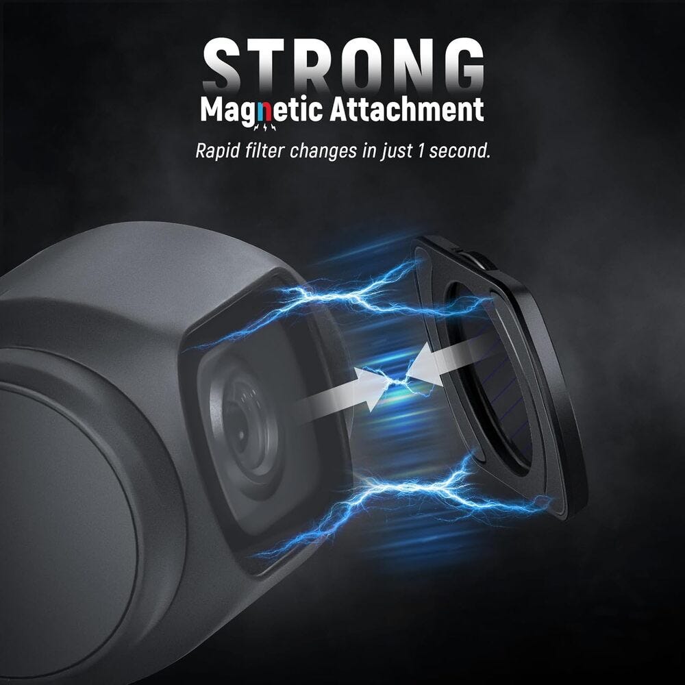 NEEWER Magnetic Effect Filter Kit for DJI Osmo Pocket 3 - 4 Pack