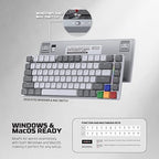 Fantech MK915 SUPER MAXFIT AIR83 Low Profile Mechanical Keyboard (Brown Switch)