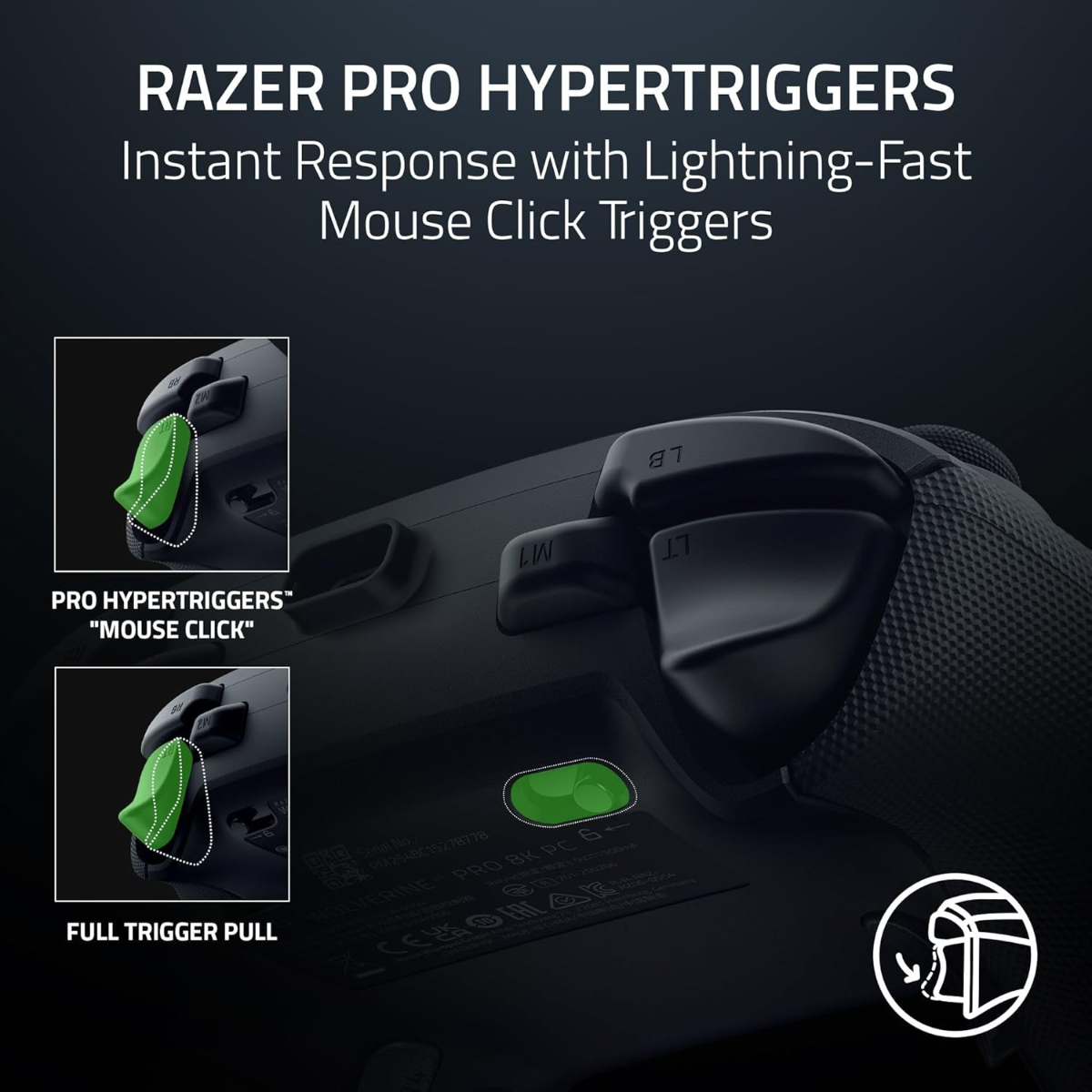 Razer Wolverine V3 Pro 8K Wireless Esports Controller for PC