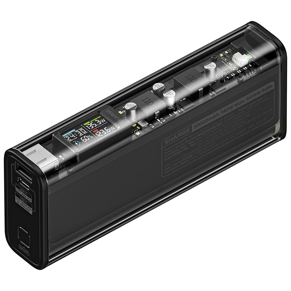 Sharge 140 Power Bank - Black