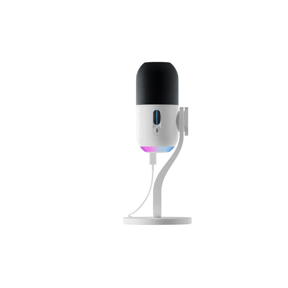 Logitech Yeti GX Dynamic RGB Desktop Gaming Microphone (White)