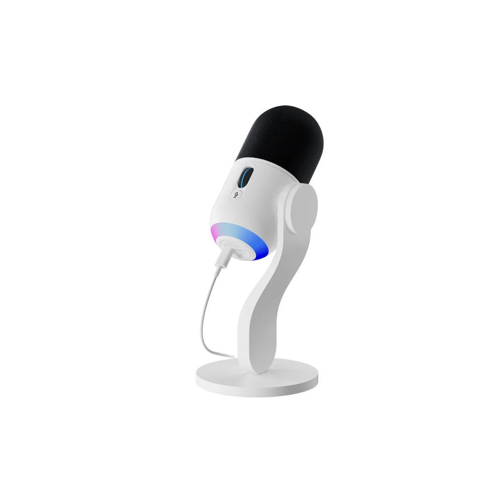 Logitech Yeti GX Dynamic RGB Desktop Gaming Microphone (White)