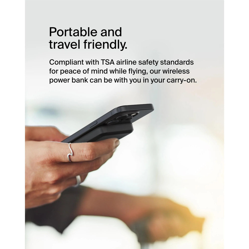Damaged Box Belkin BoostCharge Pro 5K Magnetic Wireless PowerBank with 15W PD (Black)