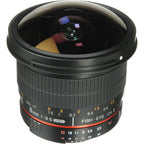 Samyang 8mm f/3.5 II Fisheye Lens - Nikon AE Mount - APS-C