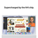 Apple iMac 24" Retina 4.5K with M4 10C CPU/10C GPU 16GB 256GB SSD (2024) (Silver)