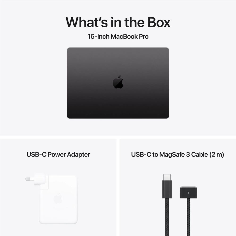Apple Macbook Pro 16.2" with M4 Pro 14C CPU/20C GPU 24GB 512GB SSD (2024) (Space Black)