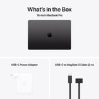 Apple Macbook Pro 16.2" with M4 Pro 14C CPU/20C GPU 24GB 512GB SSD (2024) (Space Black)