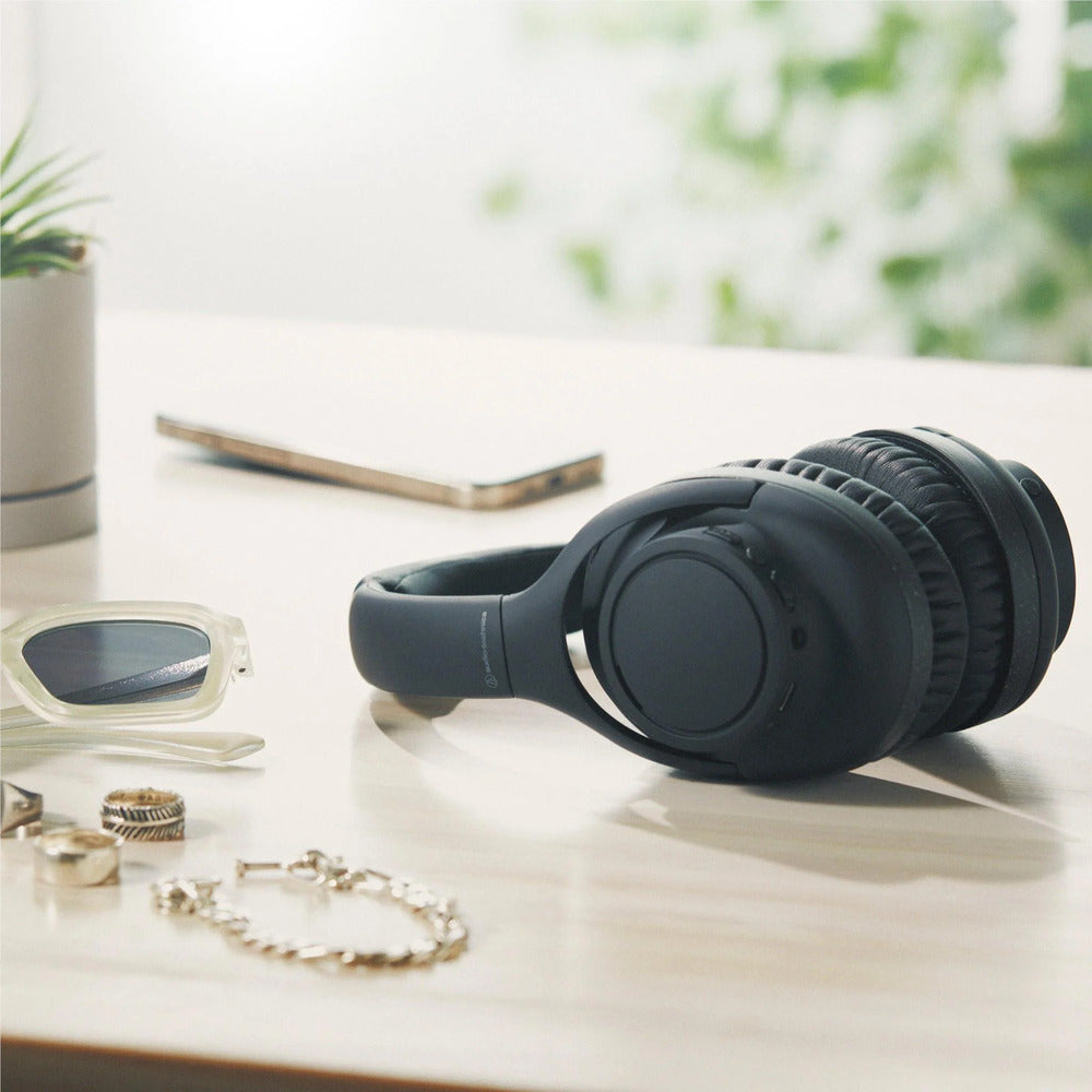 Audio-Technica ATH-S300BT Wireless Noise-Cancelling Over-Ear Headphones (Black)