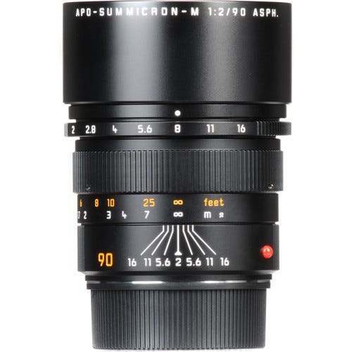 Leica - Summicron-M 90mm f/2 Apo - Black