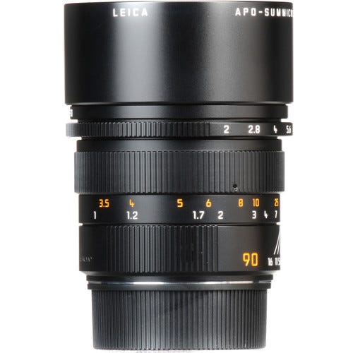 Leica - Summicron-M 90mm f/2 Apo - Black