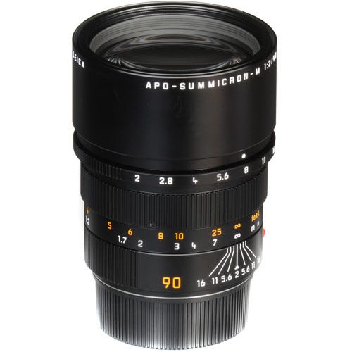 Leica - Summicron-M 90mm f/2 Apo - Black