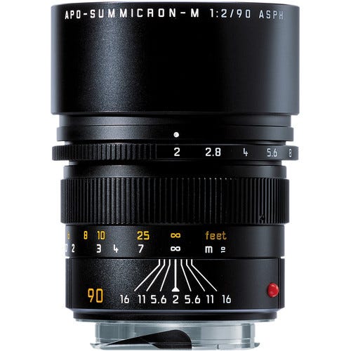 Leica - Summicron-M 90mm f/2 Apo - Black