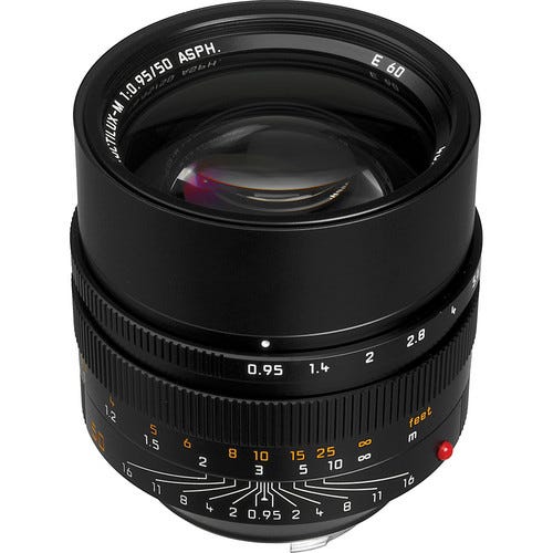 Leica - Noctilux-M 50mm f/0.95 - Black 