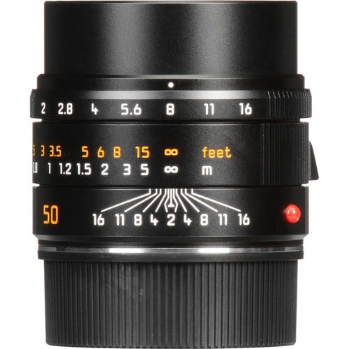 Leica- Summicron-M 50mm f/2 APO ASPH - Black 