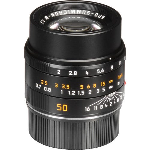 Leica- Summicron-M 50mm f/2 APO ASPH - Black 