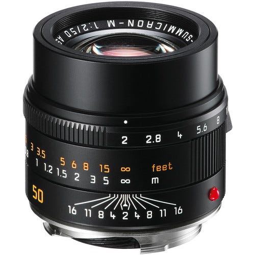 Leica- Summicron-M 50mm f/2 APO ASPH - Black 