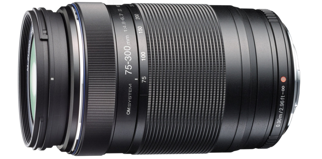 OM System 75-300mm II f/4.8-6.7 Lens - Black 