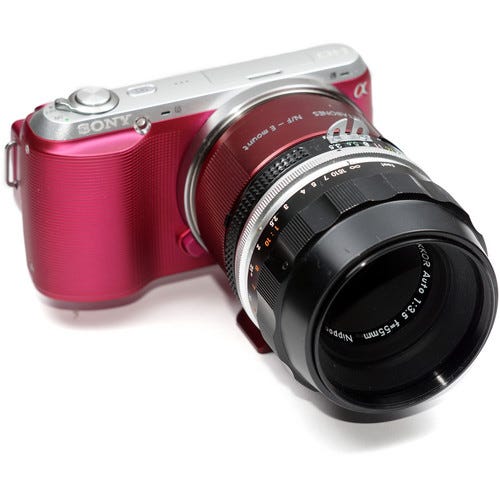 Metabones Nikon F to E-Mount (Red)  MB-043