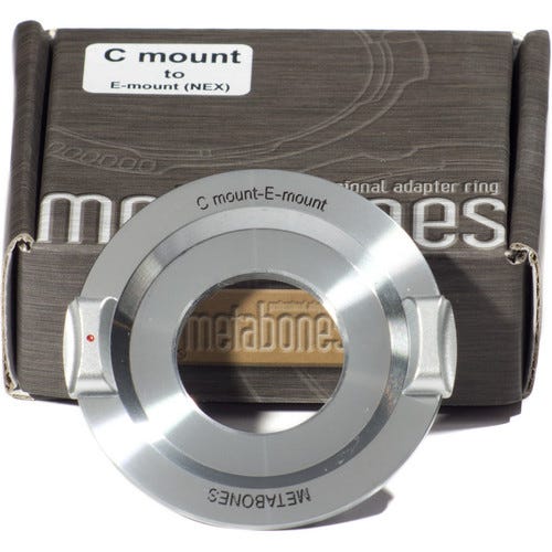 Metabones C Mount to E-Mount (Chrome)