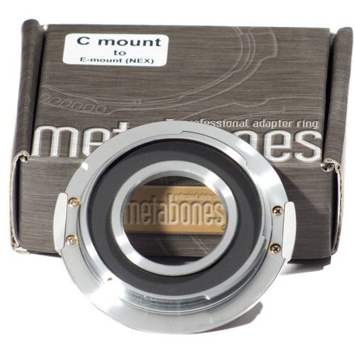 Metabones C Mount to E-Mount (Chrome)