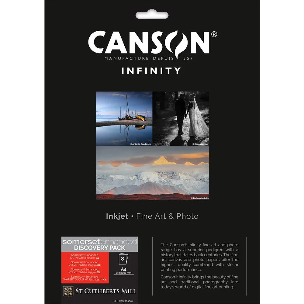 Canson Somerset Discovery Pack (8 Sheet)