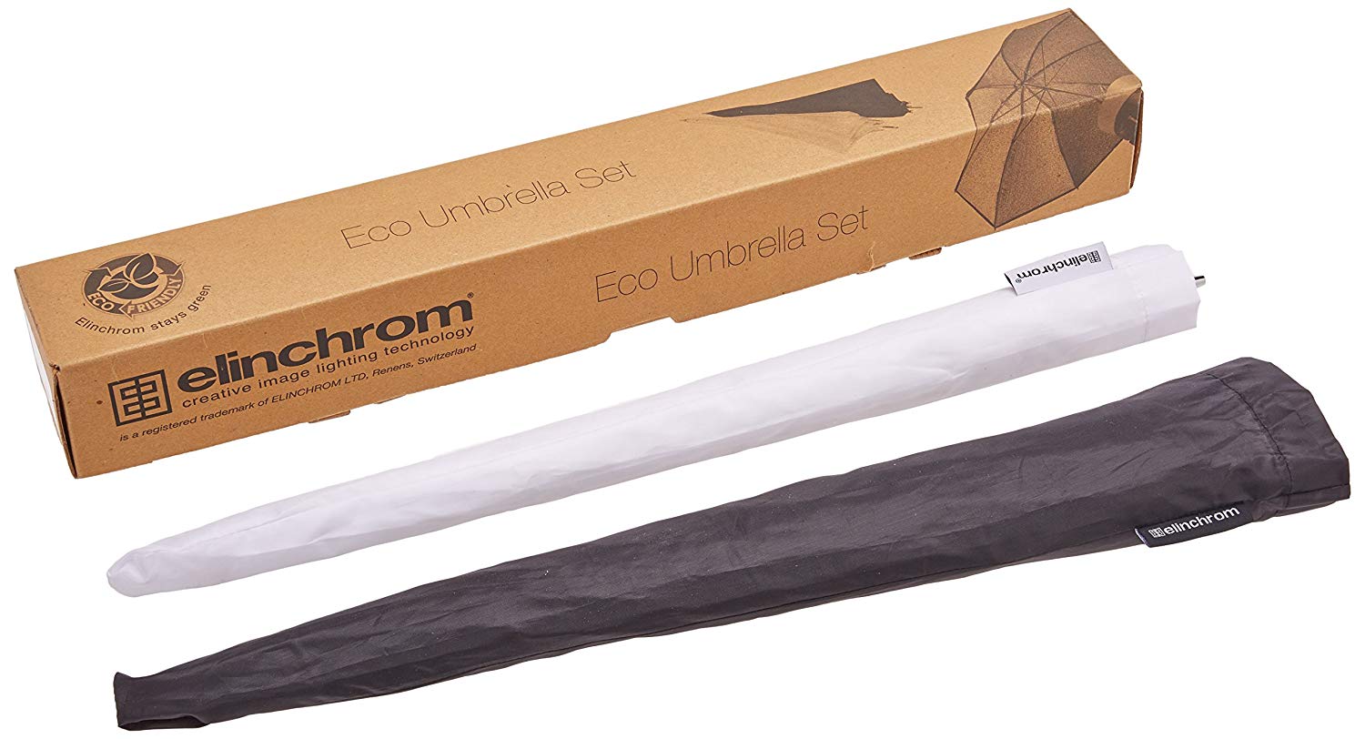 Elinchrom Umbrella Set With Silver and White Umbrellas