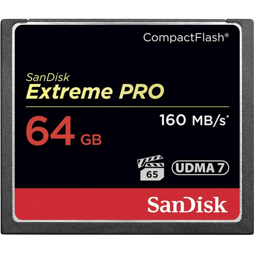 SanDisk 64GB Extreme Pro CompactFlash 160MB/s Memory Card
