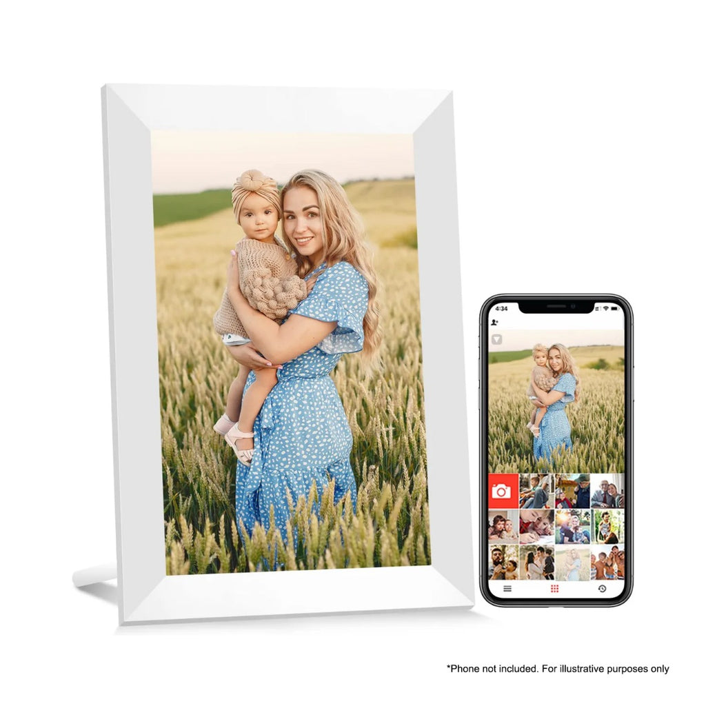 FireFly Frameo 10.1" Wi-Fi Digital Photo Frame - White