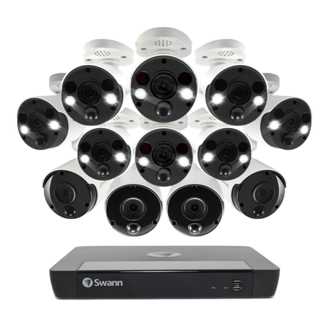 Swann 12 Camera 16 Channel 4K Ultra HD Professional NVR Security System