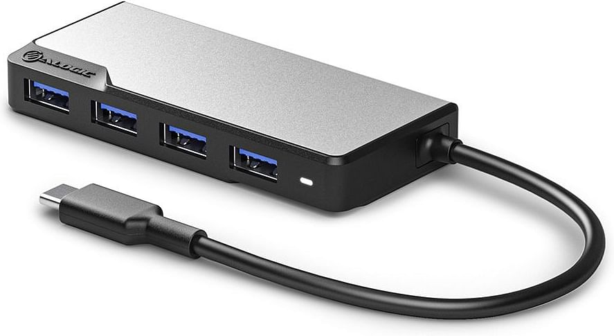 ALOGIC USB-C Fusion Swift 4-in-1 Hub - Space Grey