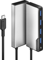 ALOGIC USB-C Fusion Swift 4-in-1 Hub - Space Grey