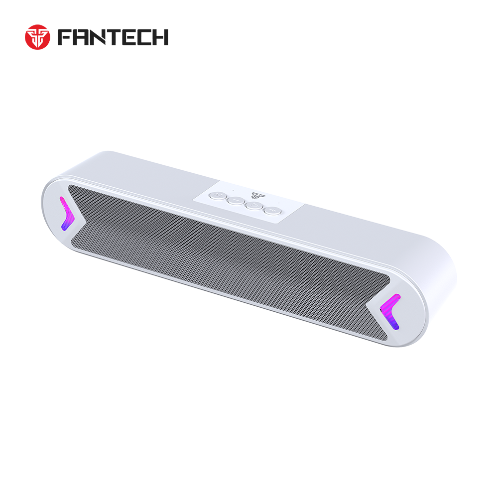Fantech GROOVE BAR Portable RGB Wireless Gaming Speaker (White)