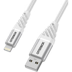 OtterBox 1m Lightning to USB-A Premium Cable - White 