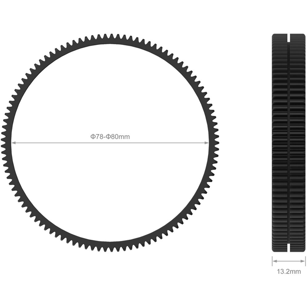 SmallRig 78-80 Seamless Focus Gear Ring 3295