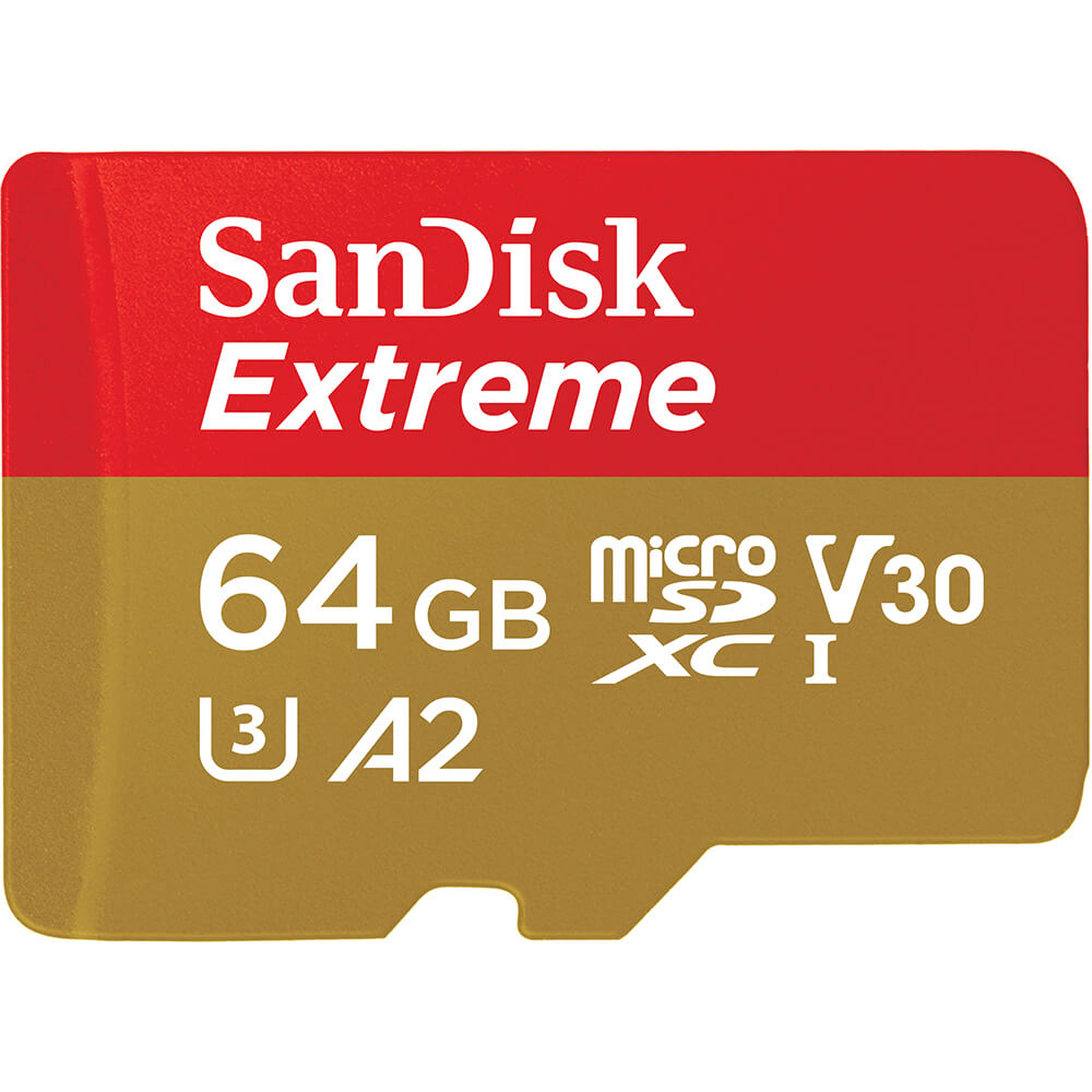 SanDisk Extreme MicroSDXC 64GB 170MB/s Memory Card