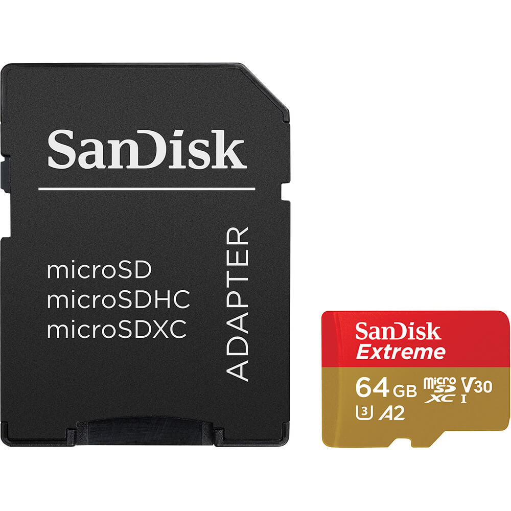 SanDisk Extreme MicroSDXC 64GB 170MB/s Memory Card