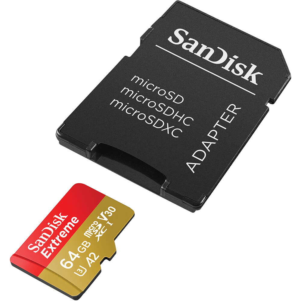SanDisk Extreme MicroSDXC 64GB 170MB/s Memory Card