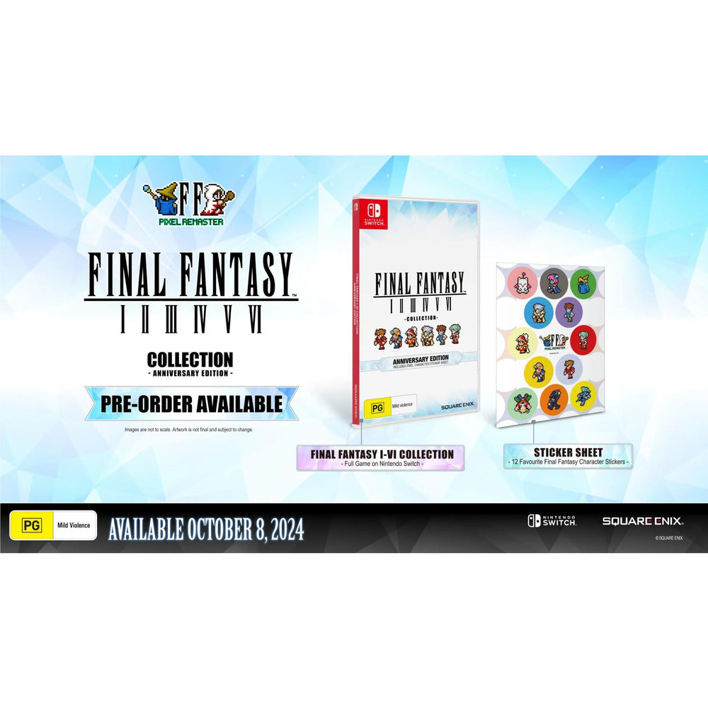 Final Fantasy I-VI Collection - Anniversary Edition - Nintendo