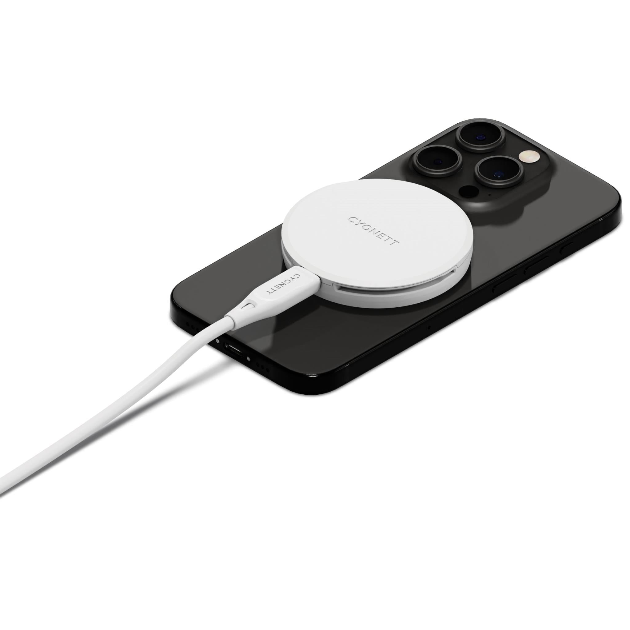 Cygnett ChargePuck Qi2 15W Magnetic Fast Wireless Charger