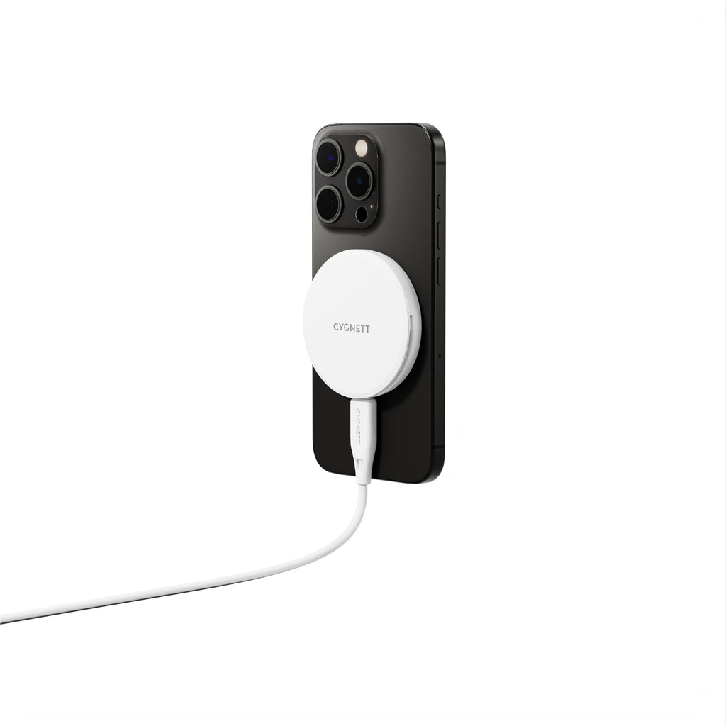 Cygnett ChargePuck Qi2 15W Magnetic Fast Wireless Charger