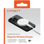 Cygnett ChargePuck Qi2 15W Magnetic Fast Wireless Charger