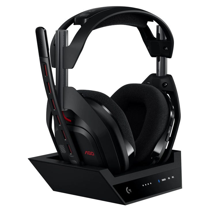 Logitech G Astro A50 LIGHTSPEED Gaming Headset with Base Station (Black)