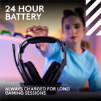 Logitech G Astro A50 LIGHTSPEED Gaming Headset with Base Station (Black)